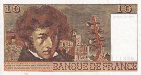 France 10 Francs - Berlioz - 23-11-1972 - Série L.6 - TTB+ - F.63.01