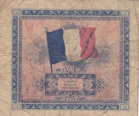 France 10 Francs - Impr. américaine (drapeau) - 1944 - Sans série - TB - VF.18.01