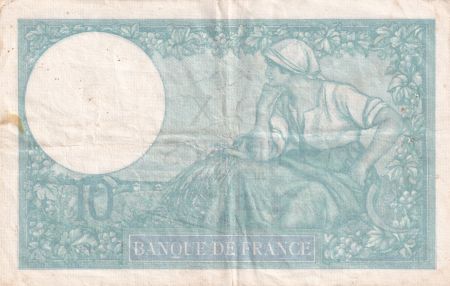 France 10 Francs - Minerve - 05-10-1939 - Série S.73604 - F.07.10