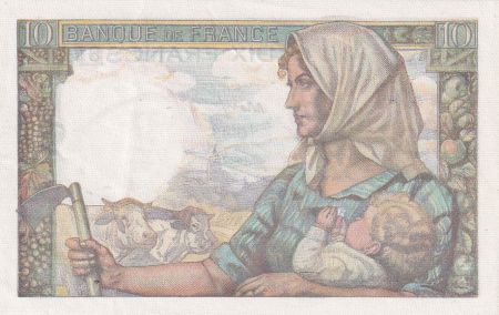 France 10 Francs - Mineur - 22-06-1944 - Série D.86