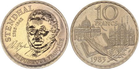 France 10 Francs - Stendhal - 1983 - ESSAI