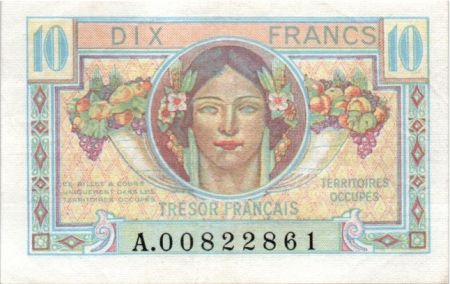 France 10 Francs , Trésor Français - 1947 - Série A.00822861