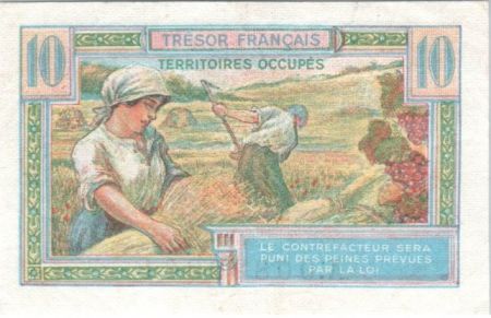 France 10 Francs , Trésor Français - 1947 - Série A.00822861
