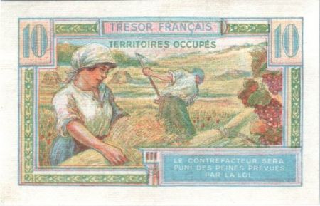 France 10 Francs , Trésor Français - 1947 - Série A.05765346