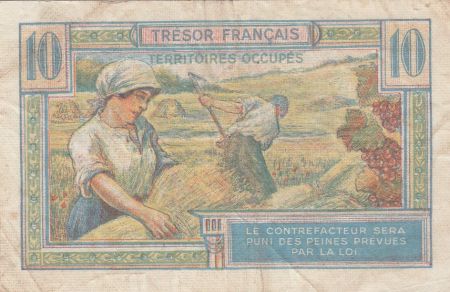 France 10 Francs , Trésor Français - 1947 - Série A.06871823