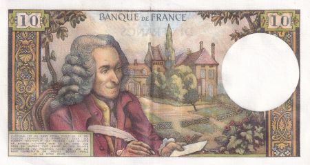 France 10 Francs - Voltaire - 07-08-1969 - Série X.511 - F.62.39
