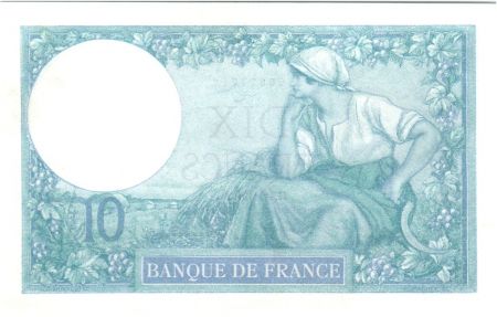 France 10 Francs  Minerve 04-01-1916 - Série D.16