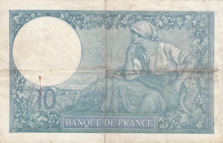 France 10 Francs  Minerve 12-05-1916 - Série V.892 - TTB