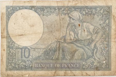 France 10 Francs  Minerve 16-01-1941 - Série K.83873 - PTB