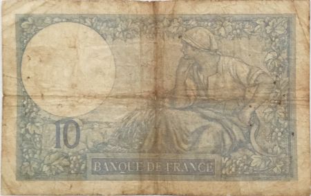 France 10 Francs  Minerve 26-12-1940 - Série C.82116 - TB