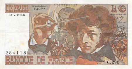 France 10 Francs Berlioz - 01-07-1976 Série C.290 - TTB