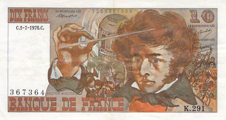 France 10 Francs Berlioz - 01-07-1976 Série K.291 - TTB