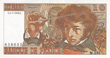 France 10 Francs Berlioz - 01-07-1976 Série M.291 - SPL