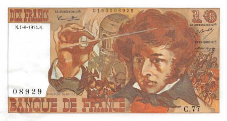 France 10 Francs Berlioz - 01-08-1974 Série C.77 - SUP