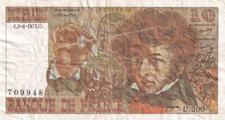France 10 Francs Berlioz - 02-06-1977 - Série D.300