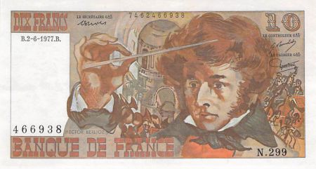 France 10 Francs Berlioz - 02-06-1977 Série N.299 - TTB+