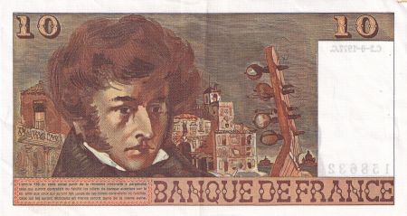 France 10 Francs Berlioz - 02-06-1977 Série V.300 - TTB