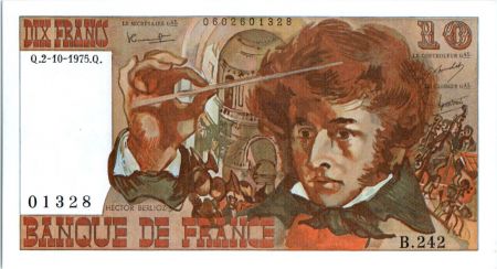 France 10 Francs Berlioz - 02-10-1975 Série B.242