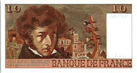 France 10 Francs Berlioz - 02-10-1975 Série V.229