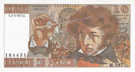 France 10 Francs Berlioz - 03-03-1977 Série M.297 - SUP+