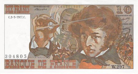 France 10 Francs Berlioz - 03-03-1977 Série W.297 - SUP+