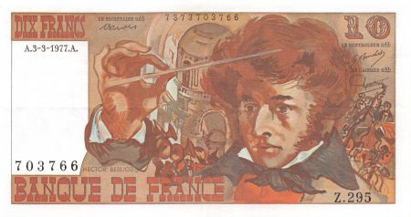 France 10 Francs Berlioz - 03-03-1977 Série Z.295 - TTB+