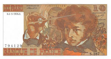 France 10 Francs Berlioz - 04-03-1976 Série S.287 - SUP