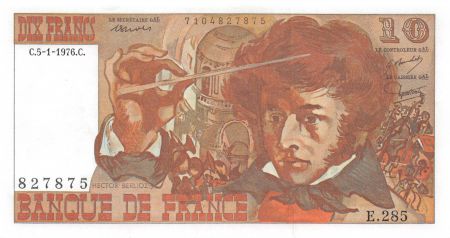 France 10 Francs Berlioz - 05-01-1976 Série E.285 - PSUP