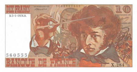 France 10 Francs Berlioz - 05-01-1976 Série X.284 - SUP