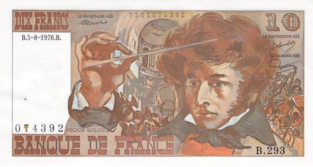 France 10 Francs Berlioz - 05-08-1976 Série B.293 - SUP