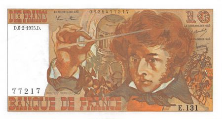 France 10 Francs Berlioz - 06-02-1975 Série E.131 - SPL
