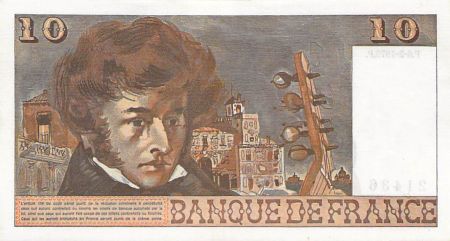 France 10 Francs Berlioz - 06-02-1975 Série Q.142 - SPL