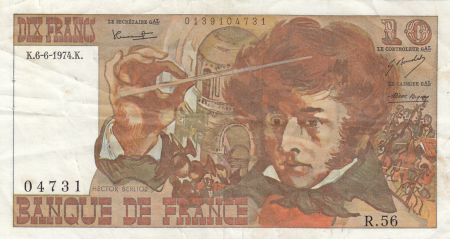 France 10 Francs Berlioz - 06-06-1974 Série R.56