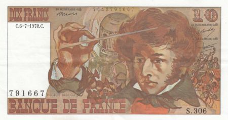 France 10 Francs Berlioz - 06-07-1978 Série S.306
