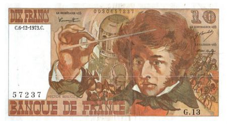 France 10 Francs Berlioz - 06-12-1973 Série G.13
