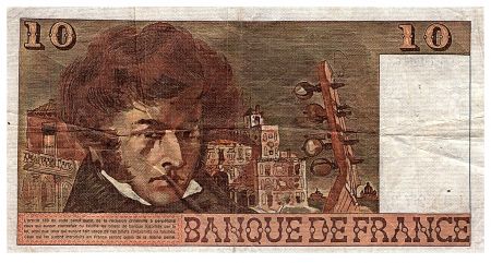 France 10 Francs Berlioz - 06.07.1978 - Série T.306 - Dernier alphabet - Fay.63.25