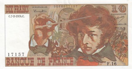 France 10 Francs Berlioz - 07-02-1974 - Série F.16