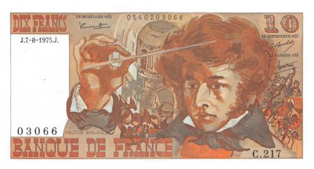 France 10 Francs Berlioz - 07-08-1975 Série C.217 - P.NEUF
