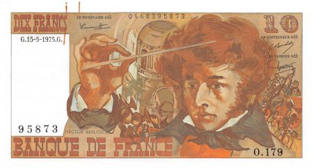 France 10 Francs Berlioz - 15-05-1975 Série O.179 - SPL