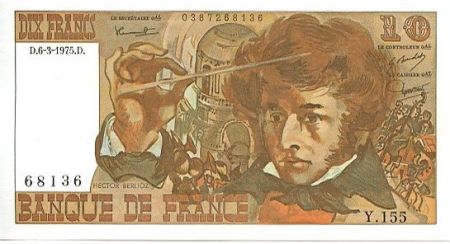France 10 Francs Berlioz - 1975