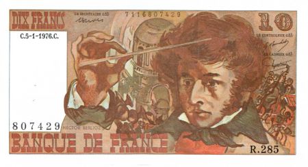 France 10 Francs Berlioz - 1976 R.285