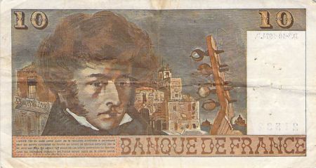 France 10 Francs Berlioz - Années variées 1972-1978 - TB à TTB