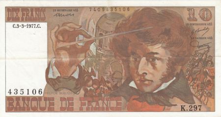 France 10 Francs Berlioz - Années variées 1972-1978 - TTB