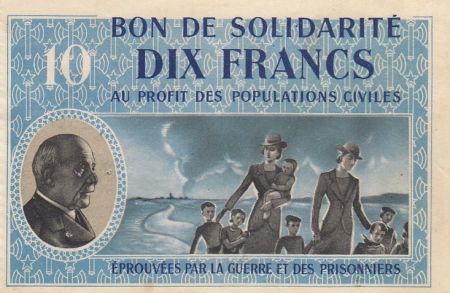 France 10 Francs Bon de Solidarité - 1941-1942
