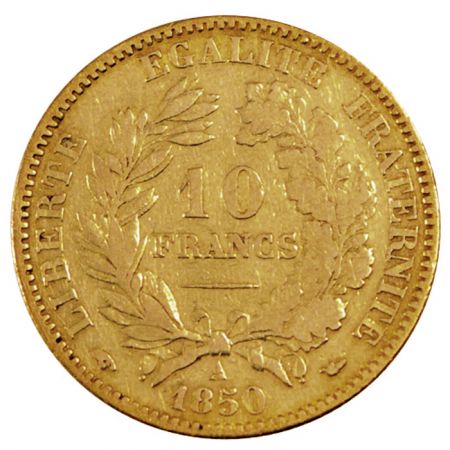 France 10 Francs Cérès - 1850 à 1851