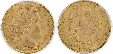 France 10 Francs Cérès - 3ème République 1899 A - PCGS MS 63