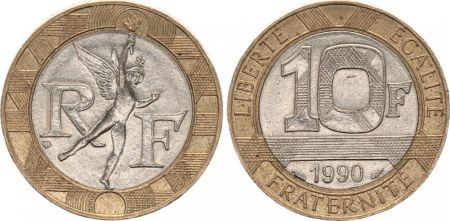 France 10 Francs Génie (années variées 1988-2000)