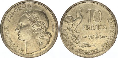 France 10 Francs Guiraud - 1954