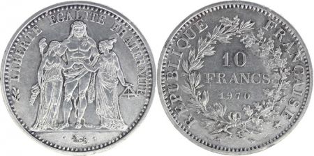 France 10 Francs Hercule - 1970 Argent