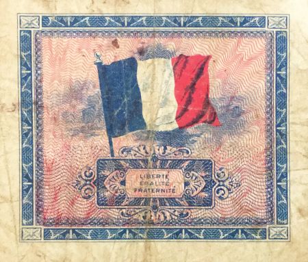 France 10 Francs Impr. américaine (drapeau) - 1944 - TB